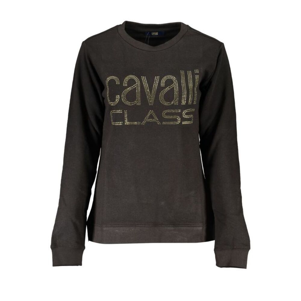 Cavalli Class Black Cotton Women Women's Sweater
